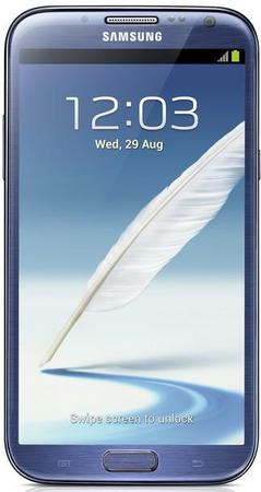 Смартфон Samsung Galaxy Note 2 GT-N7100 Blue - Десногорск